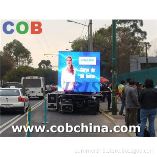 2017 new mobile truck Led display screen